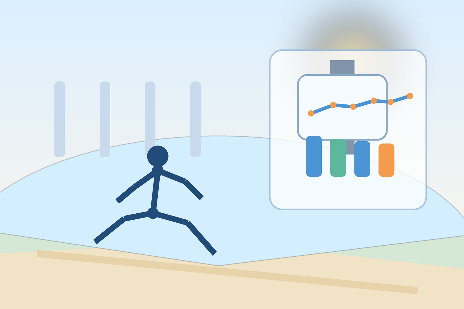 マラソンでペースを整えながら走る市民ランナーのイメージ