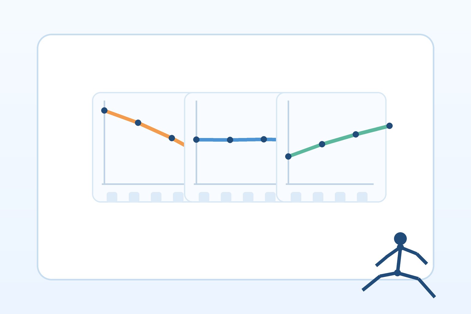 マラソンのペース配分を比較したイメージ図